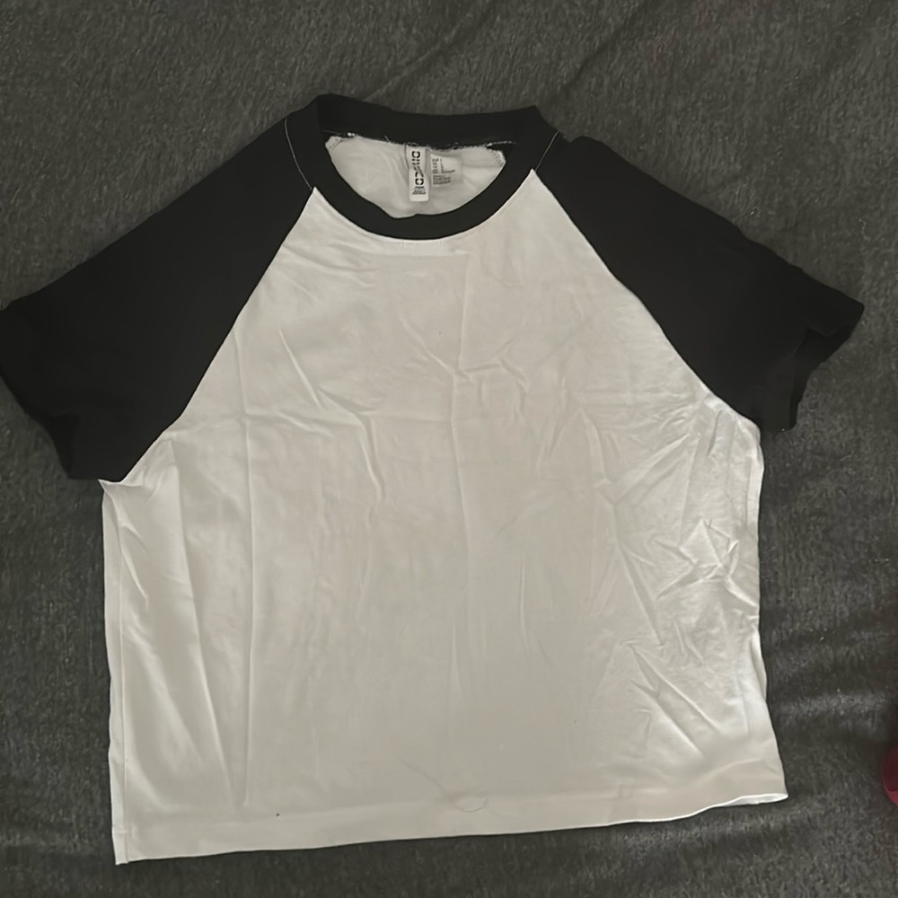 B&W Baseball Tee
